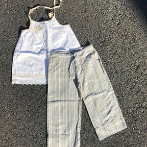 Girls Genuine Kids tank and Xhilaration pants set